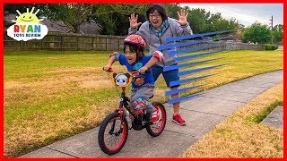 Ryan learned to Ride a Bike with No Training Wheels!!!