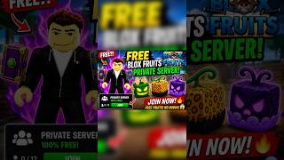 🤫🤫free blox fruit private server😳😳 #gaming