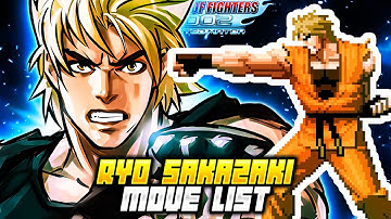 RYO SAKAZAKI MOVE LIST - The King of Fighters 2002 Unlimited Match (KOF2002)
