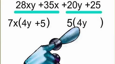 Factoring by Grouping - kids algebra basics