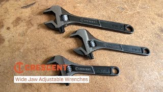 Crescent® Wide Jaw Adjustable Wrenches