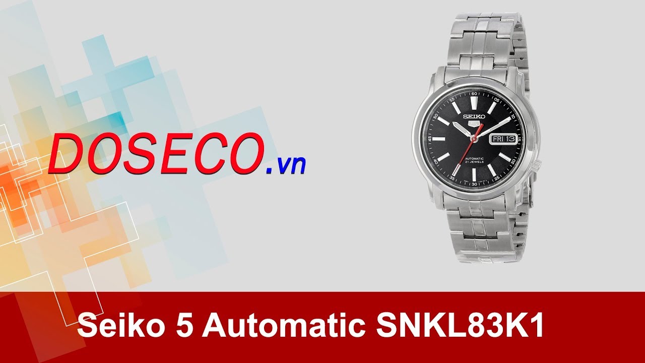 Góc Review nhanh] #466: Đồng hồ Seiko 5 Automatic SNKL83K1 - YouTube