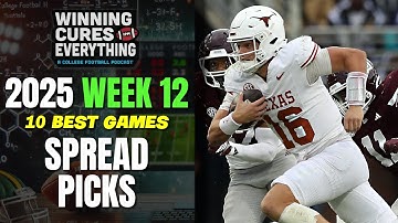 Week 12 College Football-voorspellingen voor de 10 grootste wedstrijden! 2025