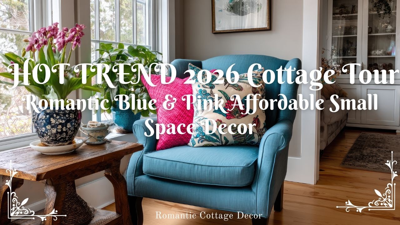 Fresh Look at Hot Trend 2026 Cottage Tour Romantic Blue Pink Affordable Small