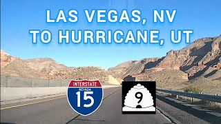 Las Vegas, NV to Hurricane, UT | Interstate 15 North & Utah SR-9 by Southwest Road Trips 507 views 6 months ago 2 hours, 12 minutes