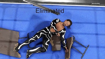 WWE 2k24: But if you get put through a table your eliminated