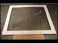 Como hacer un marco de carton. Reciclaje .How to make a cardboard frame. recycling