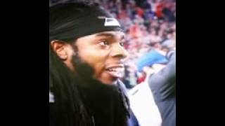 Richard Sherman. 'ARE YOU MAD BRO'