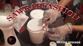 The dyeing process of silk fabric