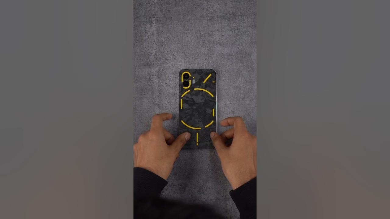 Nothing Phone 2 Anything series - Forged Carbon skin unboxing and application ASMR #shorts #asmr Nothing Phone 2 Anything series - Forged Carbon skin unboxing and application ASMR #shorts #asmr