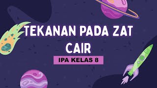 IPA Kelas 8 - Tekanan pada Zat Cair (Tekanan Hidrostatis) dan Contoh Soal