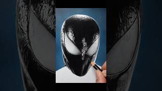 Spider-Man🕷️Black Suit Time-Lapse #spiderman2ps5 #drawing #artology