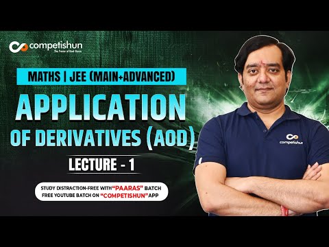 Application of derivatives - Mohit Tyagi on SyncStudy