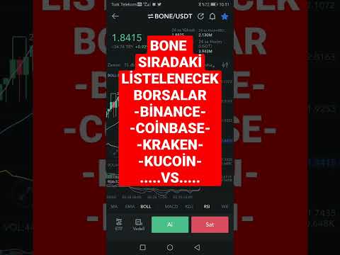 BONE SIRADAKİ LİSTELENECEK BORSALAR📌BİNANCE📌COİNBASE📌KRAKEN 📌KUCOİN📌OKEX ... VS...