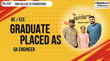 Student Placement Story as Content QA ENGINEER | QSpiders | Rajajinagar