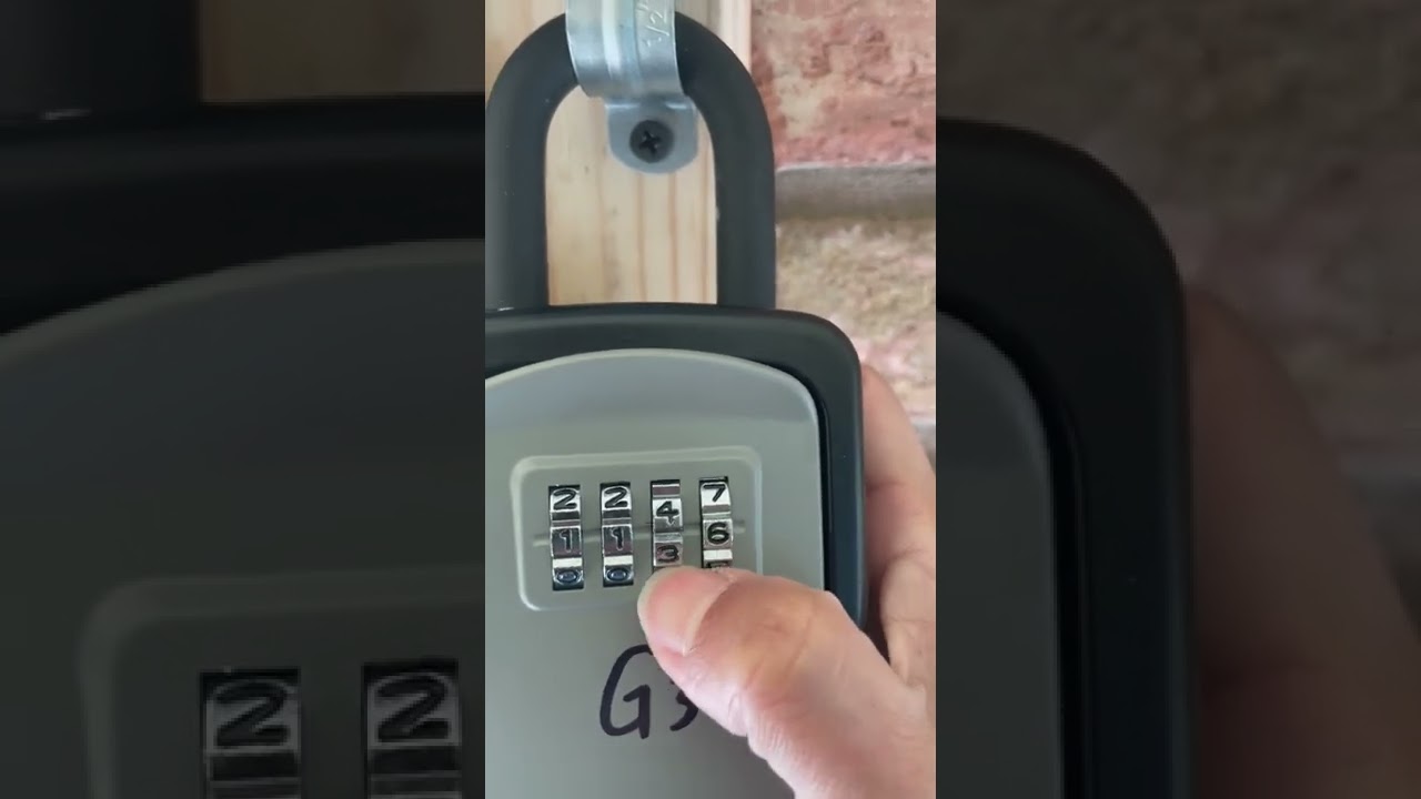 How to open the lock box