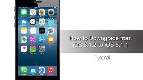 How to downgrade from iOS 8.1.2 to iOS 8.1.1 - iPhone Hacks
