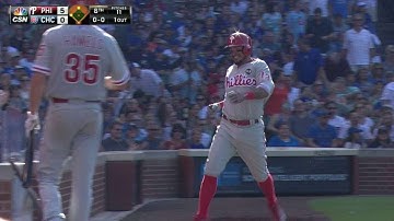 PHI@CHC: Phils plate two on Rizzo