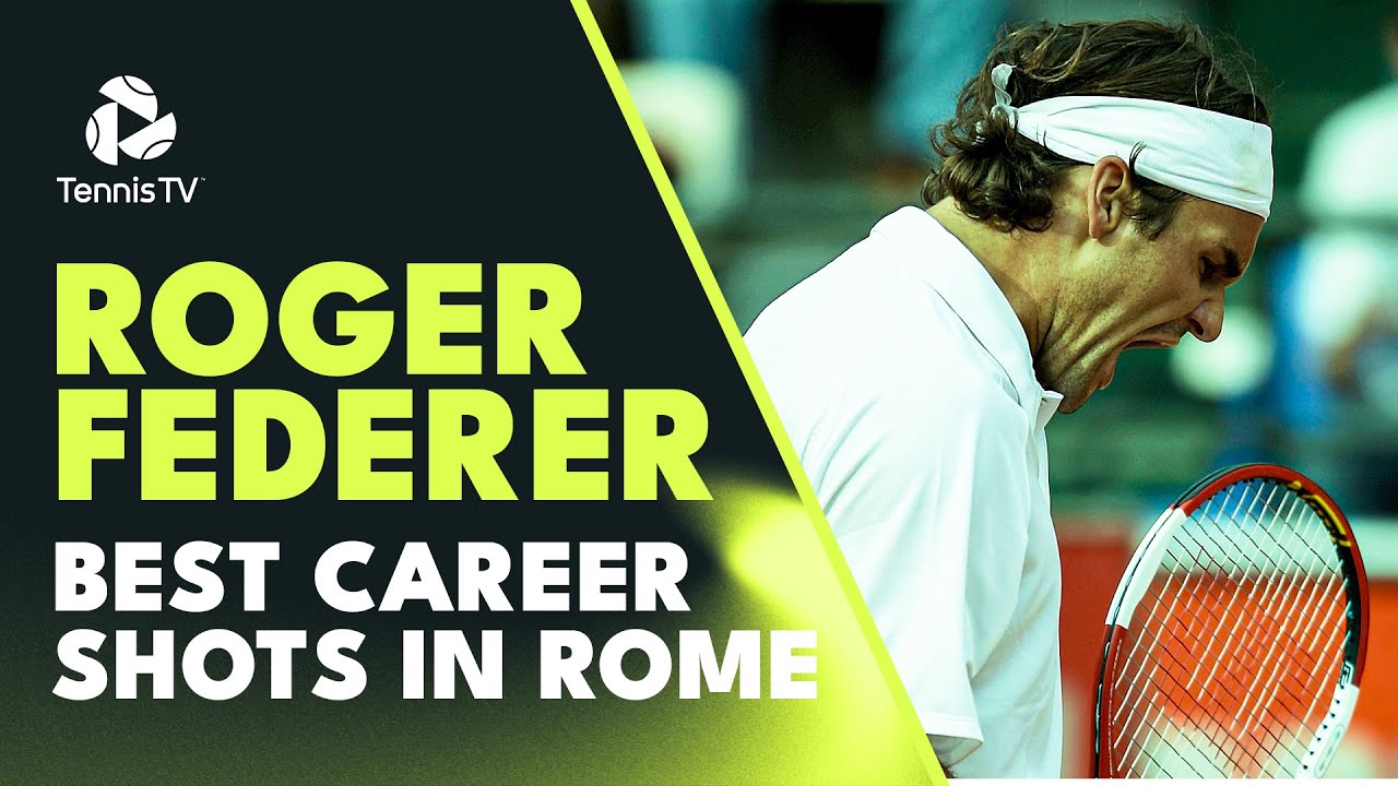 Roger Federer Best Ever Shots In Rome!