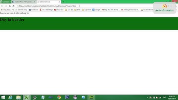 Thiết kế layout bằng html và css phần 1
