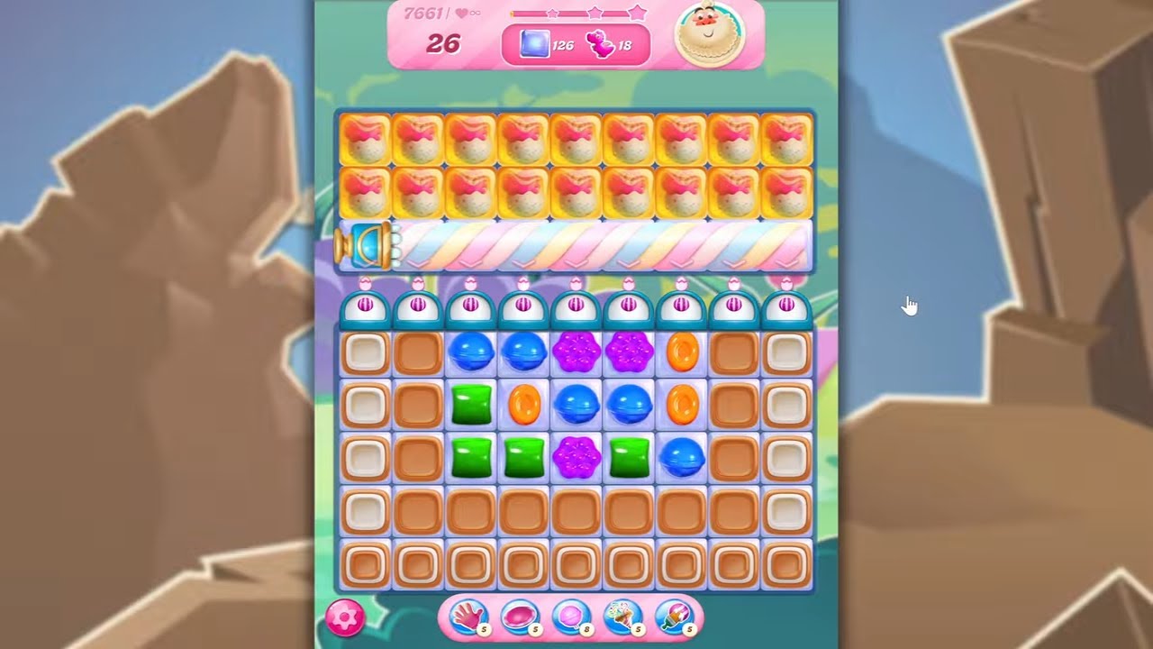 キャンティ Candy Crush Saga Level 7667 | No Boosters - YouTube