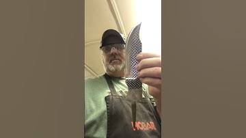 Working on my Gibbs Woolly Mammoth 🦣 rasp Bowie knife part 4