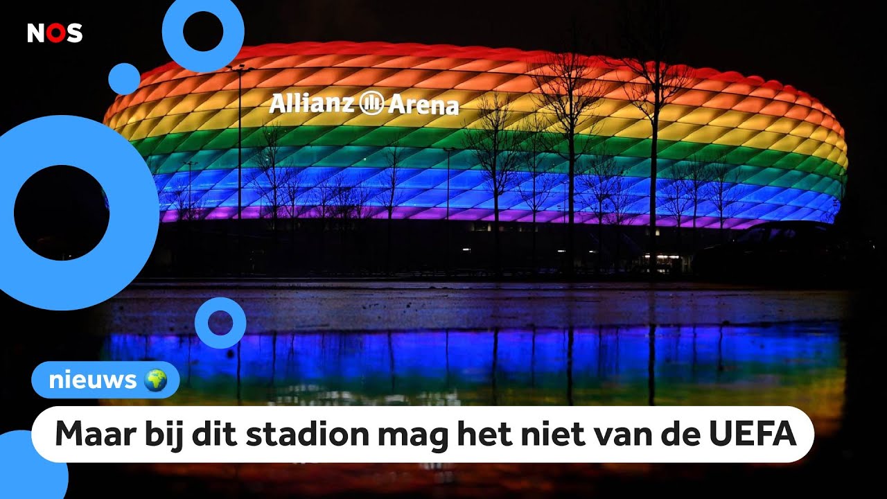 Veel gebouwen in regenboogkleuren als protest tegen anti-homowet