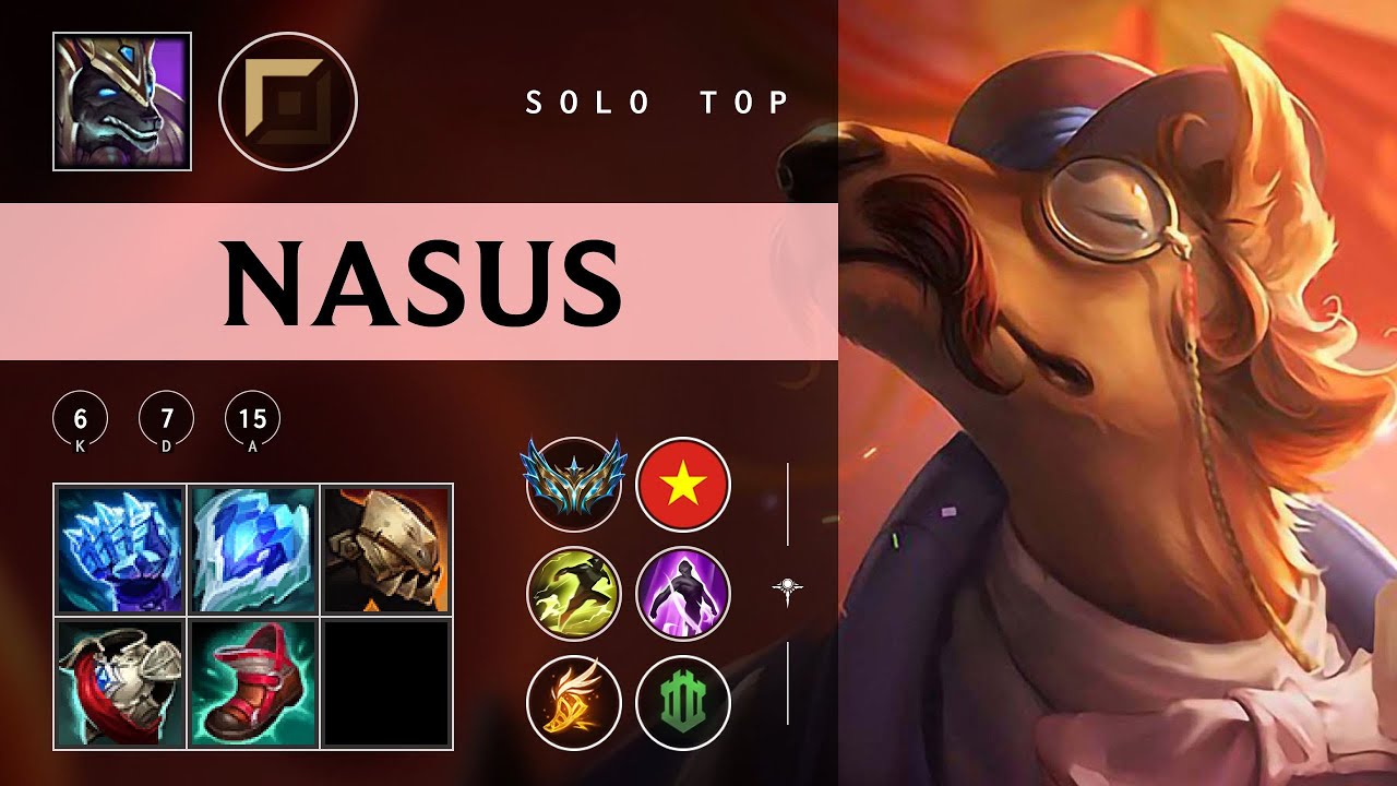 Nasus Top vs Urgot - VN Challenger Patch 25.22