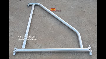 Ringlock Scaffolding Bracket Manufacturing Video - Scaffold Side Bracket For Ring System Scaffold