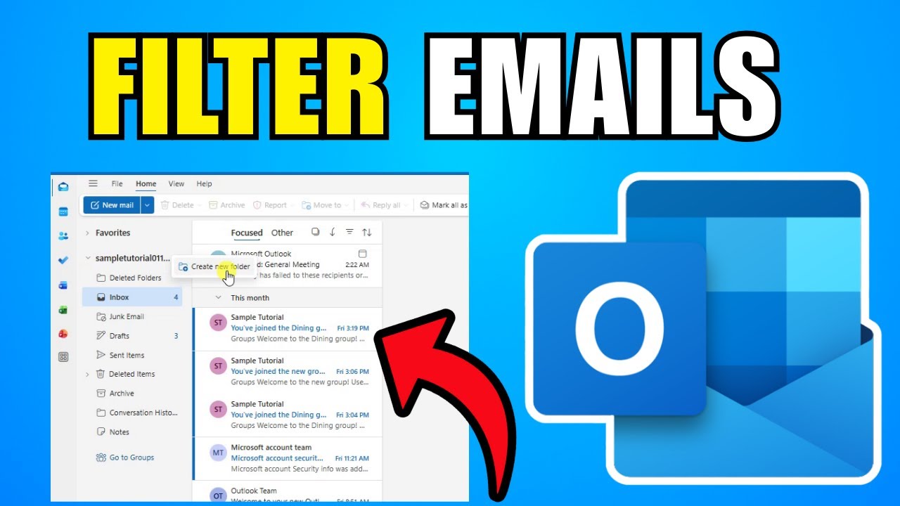 How To Filter Emails In Outlook Rules For A Cleaner Inbox (2026) (Step By Step Guide)