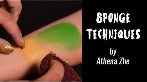 Sponging Techniques by Athena Zhe