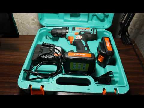 Шуруповерт Sturm! CD 3214L. Недорогой шуруповерт на литий-ионе. Обзор снят на Canon EOS 1200 D.