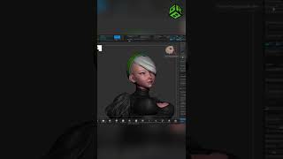 3D Face Sculpting: From Blank to Masterpiece! #shorts