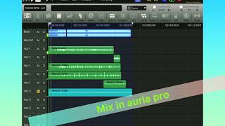 How to Mix in auria pro #2 IOSGANG