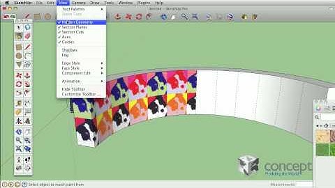 SketchUp Tips and Tricks: Projected Textures vs. Not-Projected Textures