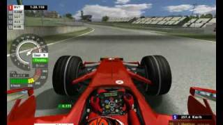 Celebrity Kimi Raikkonen Ferrari F1 Fast Lap @ GP Catalonia Spain Wealth