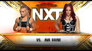 Ivy Nile vs. Ava: NXT Heatwave highlights, Aug. 22, 2023 WWE 2K23 Ultra Settings