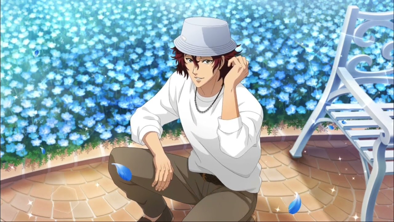 テニラビ】風にゆれる瑠璃の花 UR 毛利寿三郎【モーション】 - YouTube