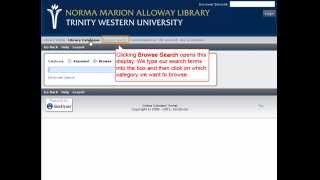 E-Library Interface Overview