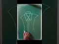 how to draw a shirt with capital letter W #shorts #art #drawing #artist
