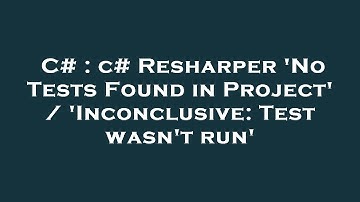 C# : c# Resharper 