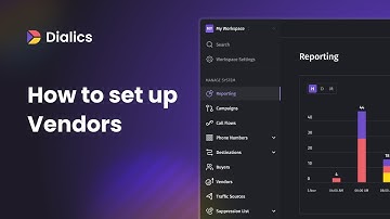 Vendors Setup - Step-by-Step Guide | Dialics Call Tracking