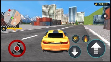 Jet Robot Car Transformation - Robot Car Games - Android Gameplay #2