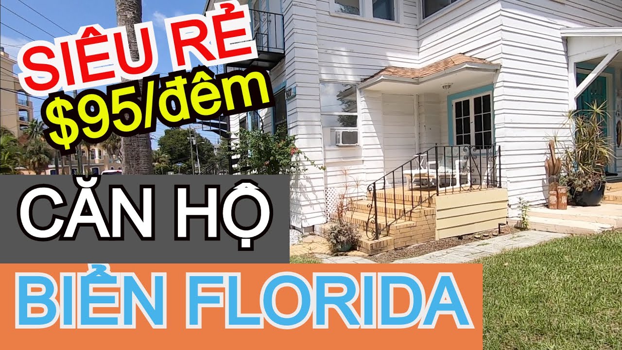 Thuê Căn Hộ Siêu Rẻ $95/Đêm Tại Bãi Biển Florida - Clearwater Beach - Mỹ