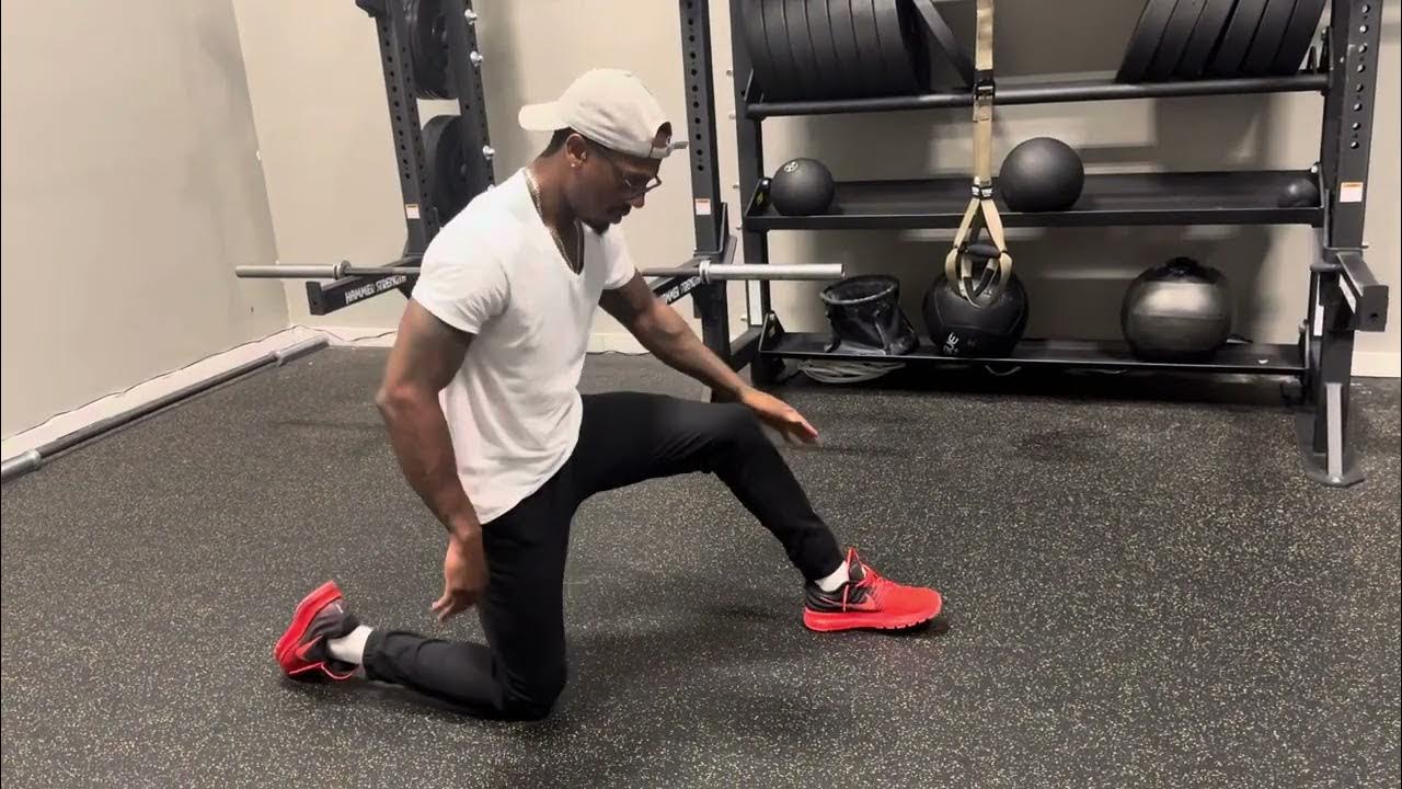 Hip Flexor And Hamstring Stretch ( demo ) - YouTube