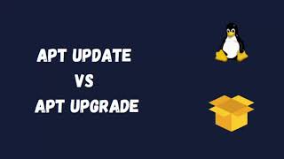 What is the difference between apt update and upgrade