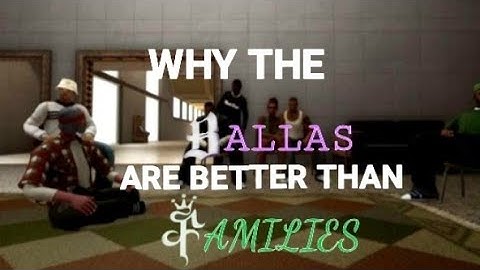Why The Ballas Are Better Than The Families Part 1 (GTA Analysis)