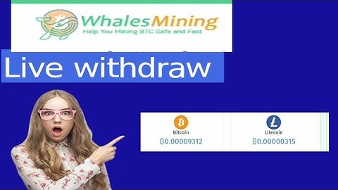 whalesmining new Bitcoin cloud mining website without investment//live withdraw payment Profe
