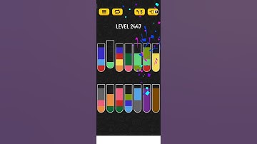 water sort puzzle - level 2447