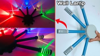 How To Make House Interior Wall Lamp | Bed Room Wall Light 102 | Led | Wall Lamp Decoration Idea